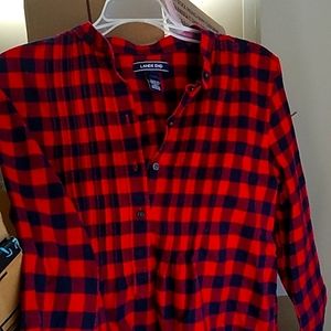 Lend's End 100% Cotton Shirt